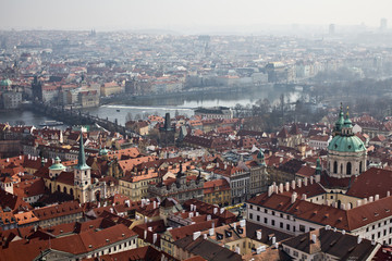 Naklejka na ściany i meble View on Prague