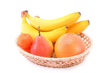 Fototapeta na wymiar Kosz z owocami