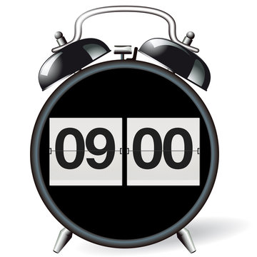 Wecke retro - Uhrzeit 09:00