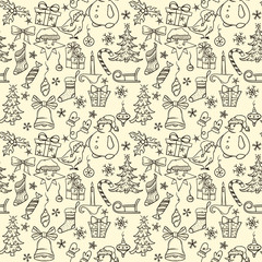 Christmas seamless background