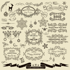 set of Christmas elements - 47356013