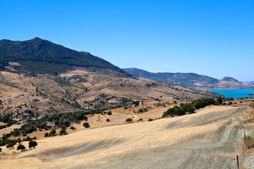 Spanish mountains close to Zahara de la Sierra