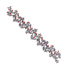 collagen model protein, chemical structure.