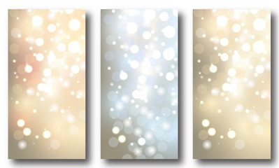 Christmas background three colors