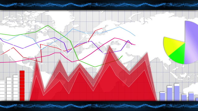 Business Graphs and Charts - HD1080