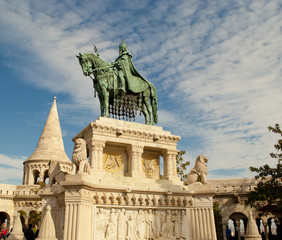 Obraz premium Fisherman Bastion in Budapest (Hungary)