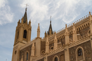 Fototapeta na wymiar St Geromimo the Royal church, Madrid, Spain