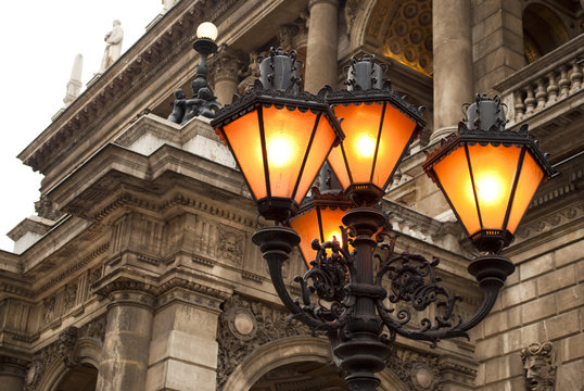 Hungarian State Opera House In Budapest