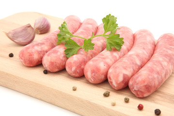 sausage isolated on white background