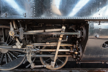 Steam locomotive detail