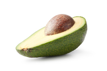 Avocado isolated on white