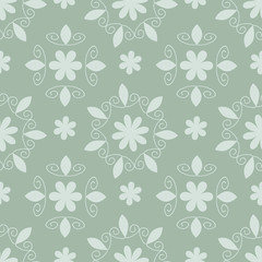 Seamless light ornamental simple pattern