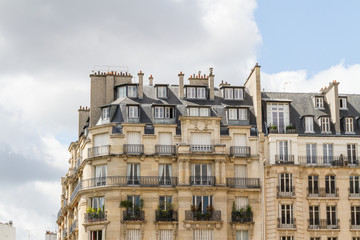 beautiful Parisian streets view paris,france Europe