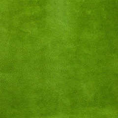 Fototapeta na wymiar Green leather texture closeup
