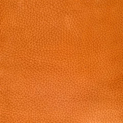 Foto op Canvas Oranje lederen textuur close-up © homydesign