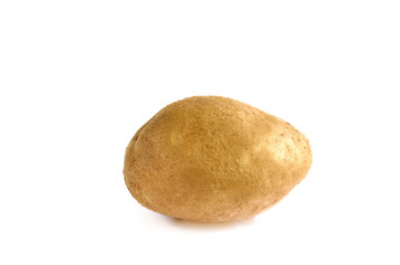 Fototapeta na wymiar Ziemniaków na białym