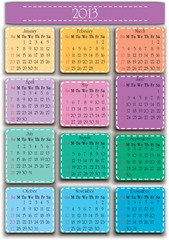 2013 year  calendar