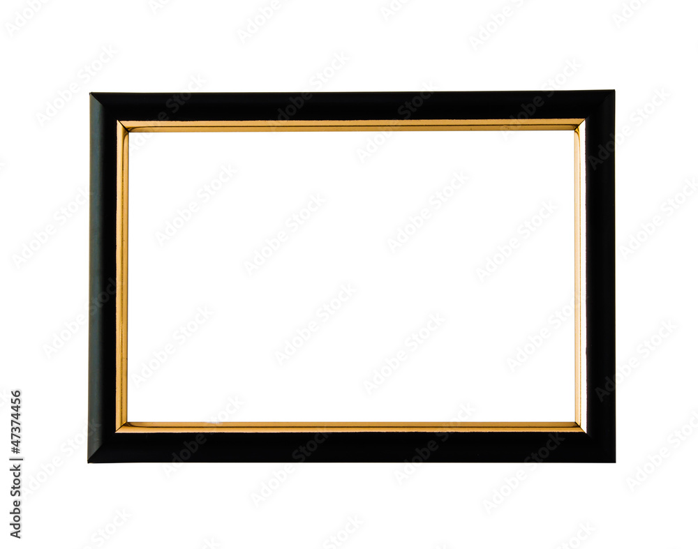 Wall mural black frame