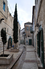 Street in old Nazareth (Israel)