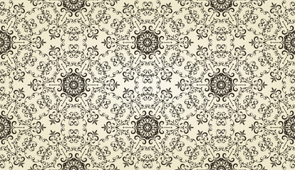 Vector Vintage Highly Detailed Seamless Pattern