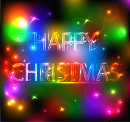 Happy Christmas Bright Effect