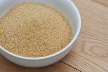 ciotola di zucchero di canna