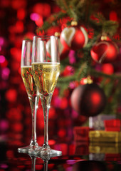 Celebration With Champagne