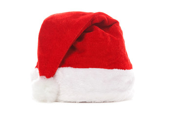 Santa hat isolated in white background