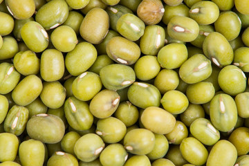 Green mung beans background