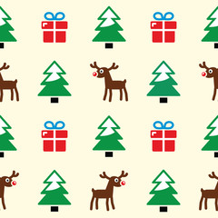 Christmas background - seamless pattern