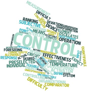 Word cloud for Control