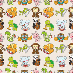 seamless animal pattern