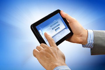 login with email and password