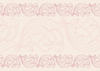 paisley floral pattern , wedding template , royal India