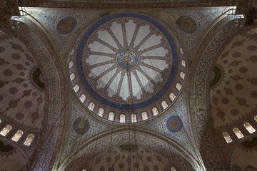 Obraz premium Blue Mosque Interior