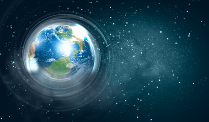 Obraz premium World christmas ball