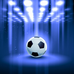 Naklejka premium black and white soccer ball