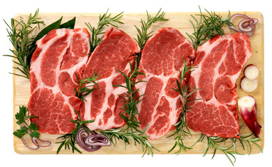 Fette di coppa di suino