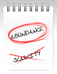 abundance vs scarcity