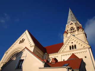Fototapeta premium Evangelic church of st. Matthew from Łódź