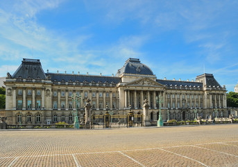 Obraz premium The Royal Palace in center of Brussels