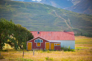 Abandoned House at North Iceland foothill