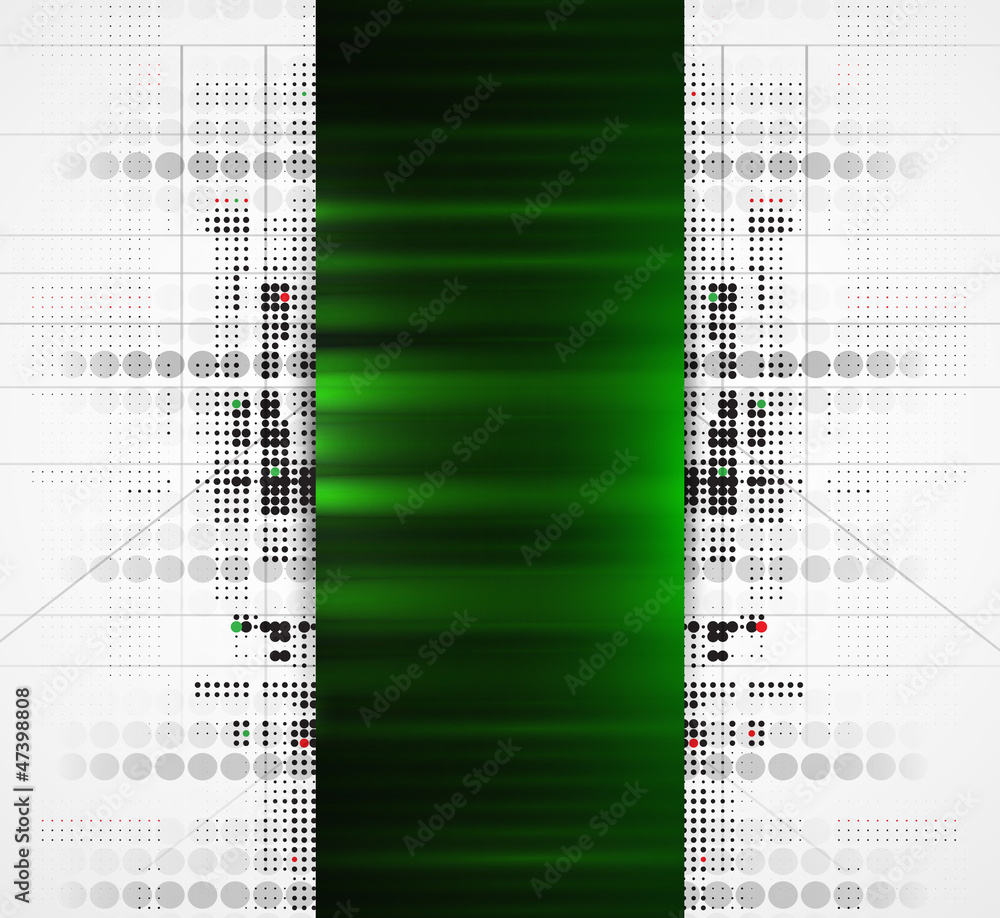 Aufkleber abstract green high technology dynamic fade banner background