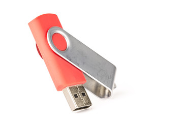 Red usb memory stick