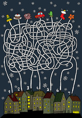 Christmas Maze Game
