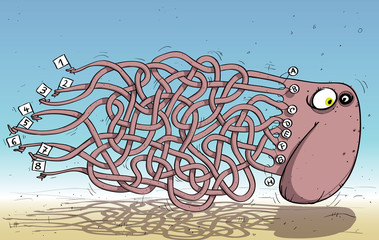 Octopus Maze Game