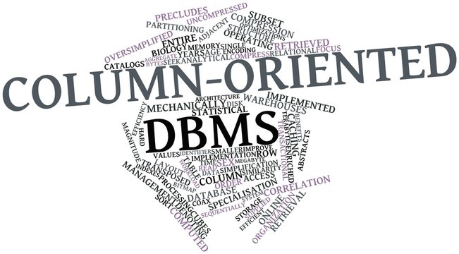 Word cloud for Column-oriented DBMS