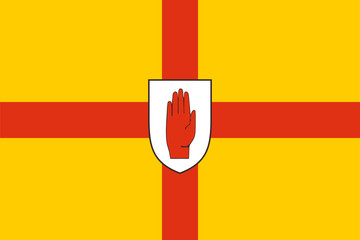 Flag of Ulster - obrazy, fototapety, plakaty