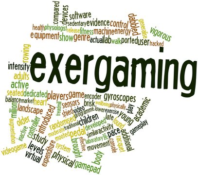 Word cloud for Exergaming