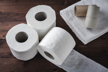 paper toilet rolls